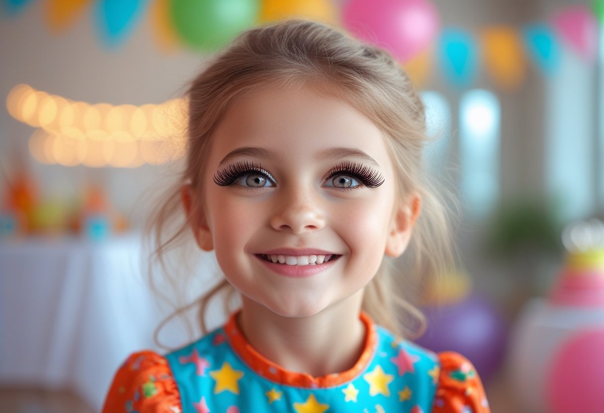 Sådan skaber du det perfekte festlook til børn med kunstige øjenvipper